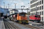 Ge 3/3 214 und Ge 6/6 II 703  St.Moritz  in Chur.