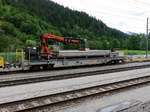 RhB - Dienstwagen  Xak 9388 in Ilanz am 06.06.2017