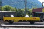 RhB - Abgestellter Dienstwagen Xk 9362 im Bahnhof von Samedan am 25.08.2007