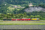 RhB Gmf 4/4 II 23401 & BDe 4/4 491 / Landquart - Thusis / Rothenbrunnen, 9. Juni 2021