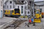 Gmf 4/4 23402  Engadin  in Landquart. (09.02.2016)