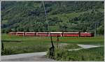 RE1732 nach Landquart mit der betagten Ge 4/4 I 610  Viamala  zwischen Zizers und Igis.