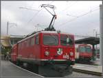 Ge 4/4 I 609  Linard  steht abgestellt im Arosaareal im Bahnhof Chur.