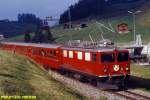 RhB Ge4/4' 601 - Davos Glaris c/o - 07.08.1990