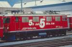Ge 4/4 I  601 Albula Werbung: 50Jahre 5Mio.km  19.06.03 Landquart