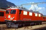 RhB - Ge 4/4I 608  LINARD  am 06.09.1996 in LANDQUART - STRECKEN-LOKOMOTIVE - bernahme 13.05.1953 - SLM4084/MFO/BBC - 1184 KW - Gewicht 48,00t - LP 12,10m - zulssige Geschwindigkeit 80 km/h.