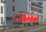 Ein Veteran rangiert in Chur: Ge 4/4 I 610  Vereina , 3.2.14.