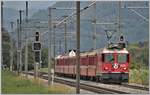 RE1740 mit Ge 4/4 II 632  Zizers  zwischen Felsberg und Chur West.