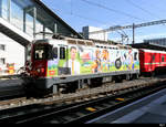 RhB - Ge 4/4  611 bei der ausfahrt im Bahnhof Chur am 16.05.2019