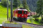 RHB Ge 4/4 II  621 mit G�terzug am 06.07.26 in  Berg�n  