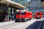 RHB Ge 4/4 II  629 mit dem Arosaexpress am 04.07.26 in Chur 