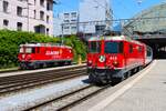RHB Ge 4/4 II  615 und 623 am 04.07.26 in Chur 