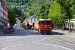 RhB Ge 4/4 II  617+631 am 06.07.26 in Chur mit einen G�terzug