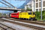 RhB Ge 4/4 II  612 am 06.07.26 in Chur mit einen G�terzug