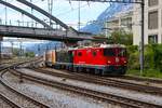 RhB Ge 4/4 II  621+611 am 06.07.26 in Chur 