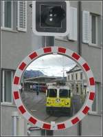 Ge 4/4 II 611  Landquart  hat freie Fahrt nach Arosa, hier bei der Ausfahrt in Chur. (22.11.2007)
