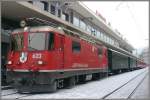 Ge 4/4 II 623  Bonaduz  mit Entlastungssportzug nach Arosa.