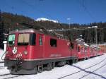 Arosa 05.02.2005  RhB Lok 622 AROSA