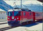 Ge 4/4 II    617 Ilanz  04.05.03 Bever