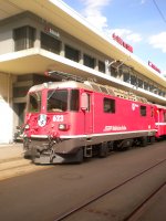 RhB Ge 4/4 II 623  Bonaduz  mit ihrem R nach Arosa in Chur. 25.02.2010