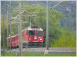 RE1228 mit Ge 4/4 II 623  Bonaduz  kurz vor Landquart.