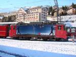 Ge 4/4 II 617 im Bf. Sankt Moritz - 31-01-2011