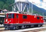 RhB - Ge 4/4II 616  FILISUR  am 23.05.1998 in DISENTIS - THYRISTOR-STRECKEN-LOKOMOTIVE - bernahme 05.10.1973 - SLM4889/BBC - 1700 KW - Gewicht 50,00t - LP 12,74m - zulssige Geschwindigkeit 90 km/h.