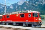 RhB - Ge 4/4II 622  AROSA  am 11.08.1992 in UNTERVAZ - THYRISTOR-STRECKEN-LOKOMOTIVE - bernahme 08.03.1984 - SLM5263/BBC - 1700 KW - Gewicht 50,00t - LP 12,74m - zulssige Geschwindigkeit 90 km/h.