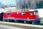 RhB - Ge 4/4II 623  BONADUZ  am 10.03.1998 in PONTRESINA - THYRISTOR-STRECKEN-LOKOMOTIVE - bernahme 05.04.1984 - SLM5264/BBC - 1700 KW - Gewicht 50,00t - LP 12,74m - zulssige Geschwindigkeit 90