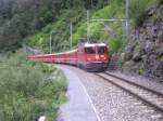 Die Ge 4/4 II 626  Malans  hat soeben den Dabi-Tunnel in Richtung Reichenau-Tamins verlassen.