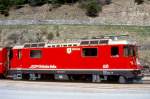 RhB - Ge 4/4 II 631  UNTERVAZ  am 10.05.1992 in Bergn - Thyristor-Streckenlokomotive - bernahme 22.11.1984 - SLM5272/BBC - 1700 KW - Gewicht 50,00t - LP 12,74m - zulssige Geschwindigkeit 90 km/h -