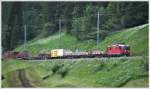 Gterzug mit Ge 4/4 II 631  Untervaz  bei Bergn. (21.06.2012)