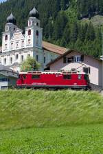 RhB, Ge 4/4II, 620, 16.06.2012 Disentis 