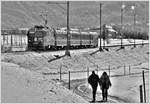 R1948 nach Scuol-Tarasp mit der Ge 4/4 II 620  Zernez  zwischen Samedan und Bever.