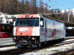 RhB - Ge 4/4 644 in Pontresina am 07.04.2010