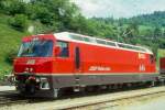 RhB - Ge 4/4 III 646  Sta.MARIA VAL MUSTAIR  am 07.09.1994 in St.Moritz - Drehstrom-Universallokomotive - bernahme 27.06.1994 - SLM5494/ABB - 3200 KW - Gewicht 62,00t - LP 16,00m - zulssige