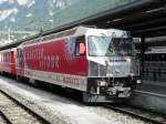 RhB - Ge 4/4  651 vor Schnellzug nach St.Moritz im Bahnhof Chur am 18.09.2012