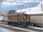 Ge 4/6 353 wird weggestellt in Landquart und bernimmt Samstag/Sonntag einen Extrazug nach Bergn und zurck an Stelle der G 4/5.