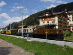 Nostalgiezug R 1839 Davos Platz - Filisur mit Krokodil Ge 6/6 I 415; Ortsausgang Davos, 11.06.2019    
