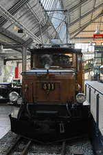 Das Rhätisches Krokodil Ge 6/6  411  wurde 1925 gebaut und ist im Verkehrszentrum des Deutsches Museums München ausgestellt.