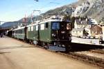 Ge 4/4 I 606 im September 1983 in Samedan.