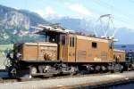 RhB - Ge 6/6I 414 am 23.05.1998 in UNTERVAZ - STRECKEN-LOKOMOTIVE - bernahme 25.06.1929 - SLM3297/BBC2967/MFO - 940 KW - Gewicht 66,00t - LP 13,30m - zulssige Geschwindigkeit 55 km/h.
