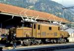 RhB - Ge 6/6I 415 am 07.06.1994 in SAMEDAN - STRECKEN-LOKOMOTIVE - bernahme 02.07.1929 - SLM3298/BBC2968/MFO - 940 KW - Gewicht 66,00t - LP 13,30m - zulssige Geschwindigkeit 55 km/h.