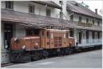 Das Bahnmuseum in Bergn wurde im Juni erffnet und als Blickfang und Loksimulator dient die Ge 6/6 I 407.