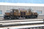 Das abgebgelte RhB Krokodil Ge6/6 I 415(SLM/BBC/MFO 1929)am 01.07.13 in Landquart