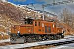 Die Ge 6/6 I Nr.414 im Bahnhof Scuol.Bild vom 24.1.2015