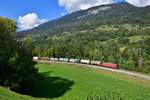 Ge 6/6 II 703 mit einem Güterzug am 18.09.2020 bei Bonaduz.