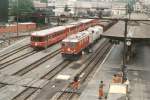 Bahnhof Chur mit Ge 6/6 601 der RhB Juni 1996