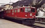 Ge 6/6 II 706 Disentis im Mai 2000 in Samedan