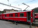 RhB - Gepckwagen DS  4220 in St.Moritz am 14.09.2010